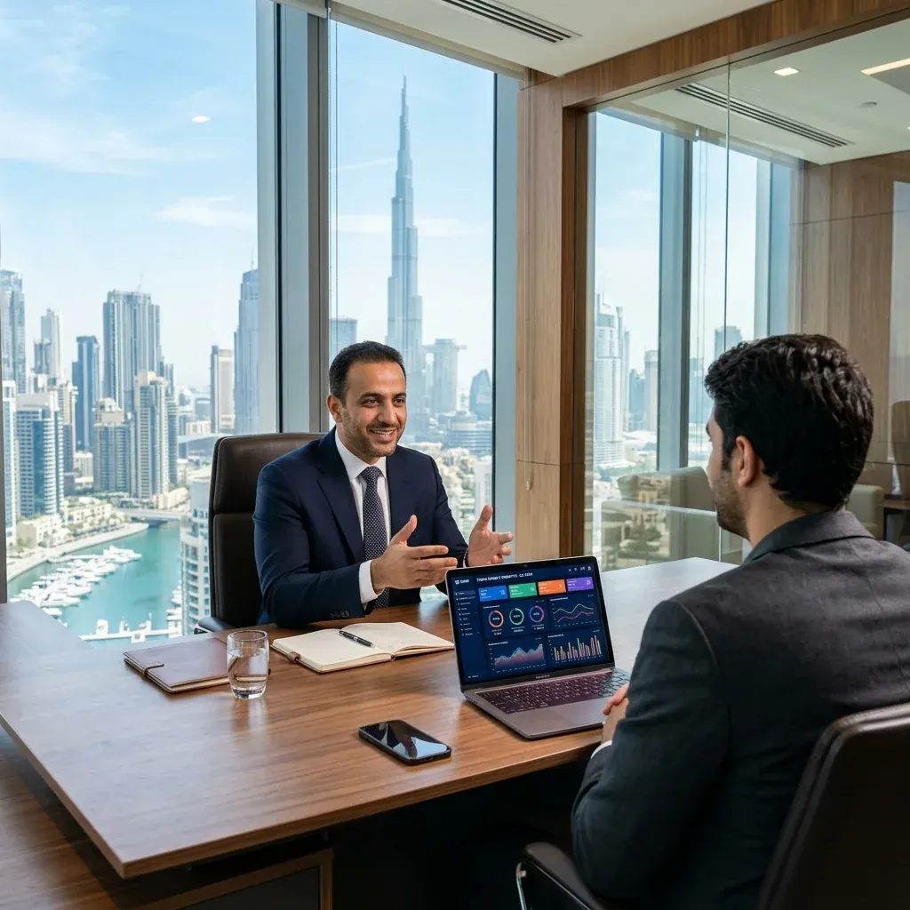 MSM document clearing consultation desk in Dubai